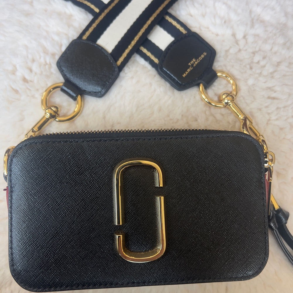 Marc Jacobs Black and Gold Women's Bag